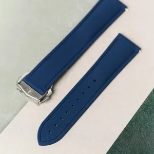 AquaFlex Kauçuk Katlanır Toka Kayış - Mavi