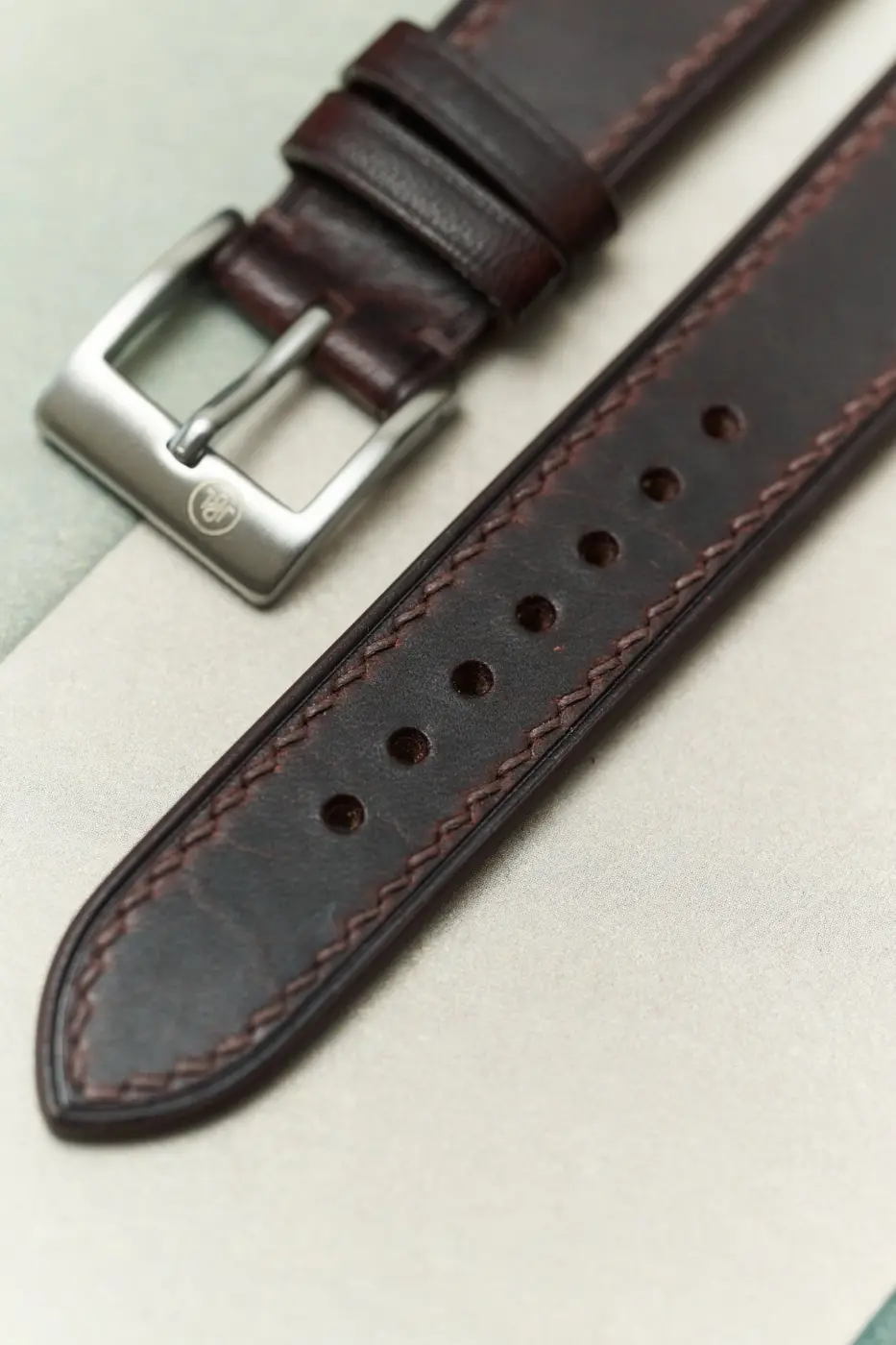 Art Wax Watch Strap - Tobacco Brown - RTW - Image 4