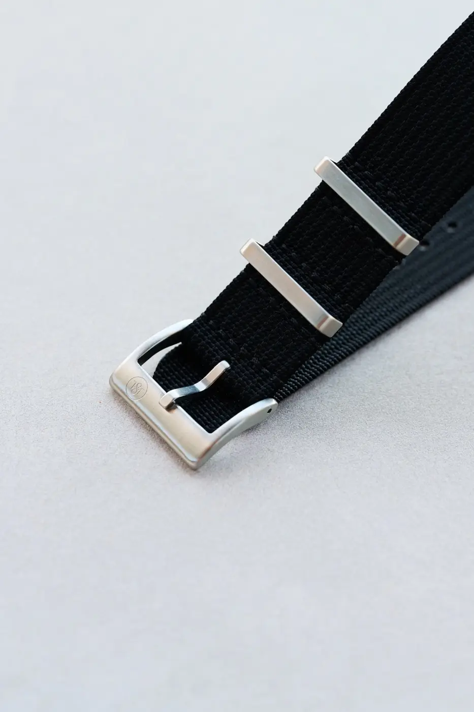 Premium Ribbed Kumaş Saat Kayışı - Siyah - Image 4