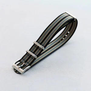 Premium Ribbed Kumaş Saat Kayışı - No Time To Die Bond