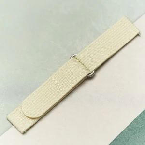 Premium Ribbed İki Parça Balistik Naylon Kayış - Krem