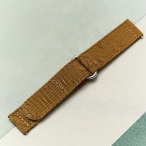 Premium Ribbed İki Parça Balistik Naylon Kayış - Coffee