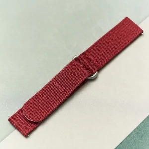 Premium Ribbed İki Parça Balistik Naylon Kayış - Bordo