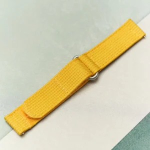 Premium Ribbed İki Parça Balistik Naylon Kayış - Mustard Sarı