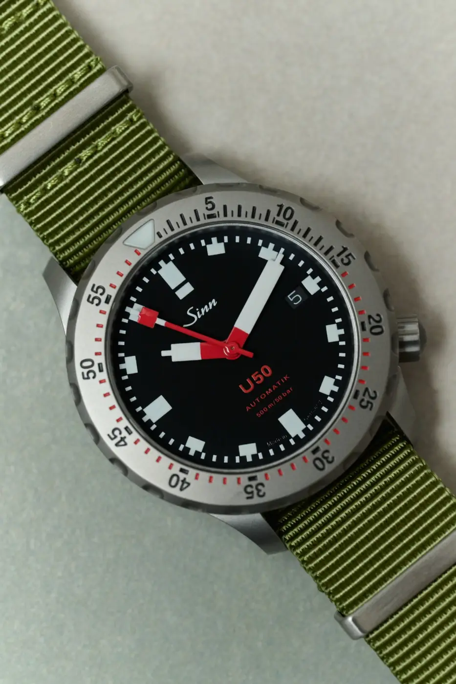 Premium Tubular Nylon Strap - Army Green - Image 3