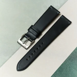 Horween Chromexcel Kayış Minimal Dikiş - Siyah - Hazır Stok