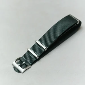 Premium Tubular Naylon Kayış - Koyu Gri