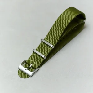 Premium Tubular Naylon Kayış - Asker Yeşili