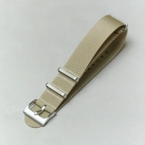 Premium Tubular Naylon Kayış - Mocha