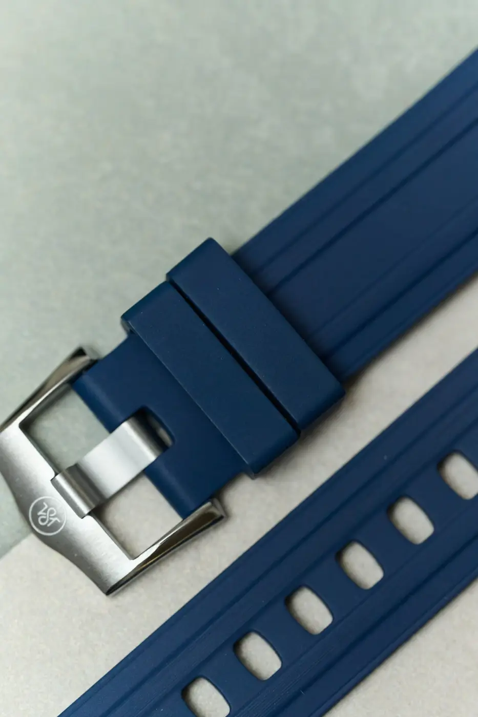 Omega Seamaster 300 Classic Rubber Strap - Navy Blue - Image 6