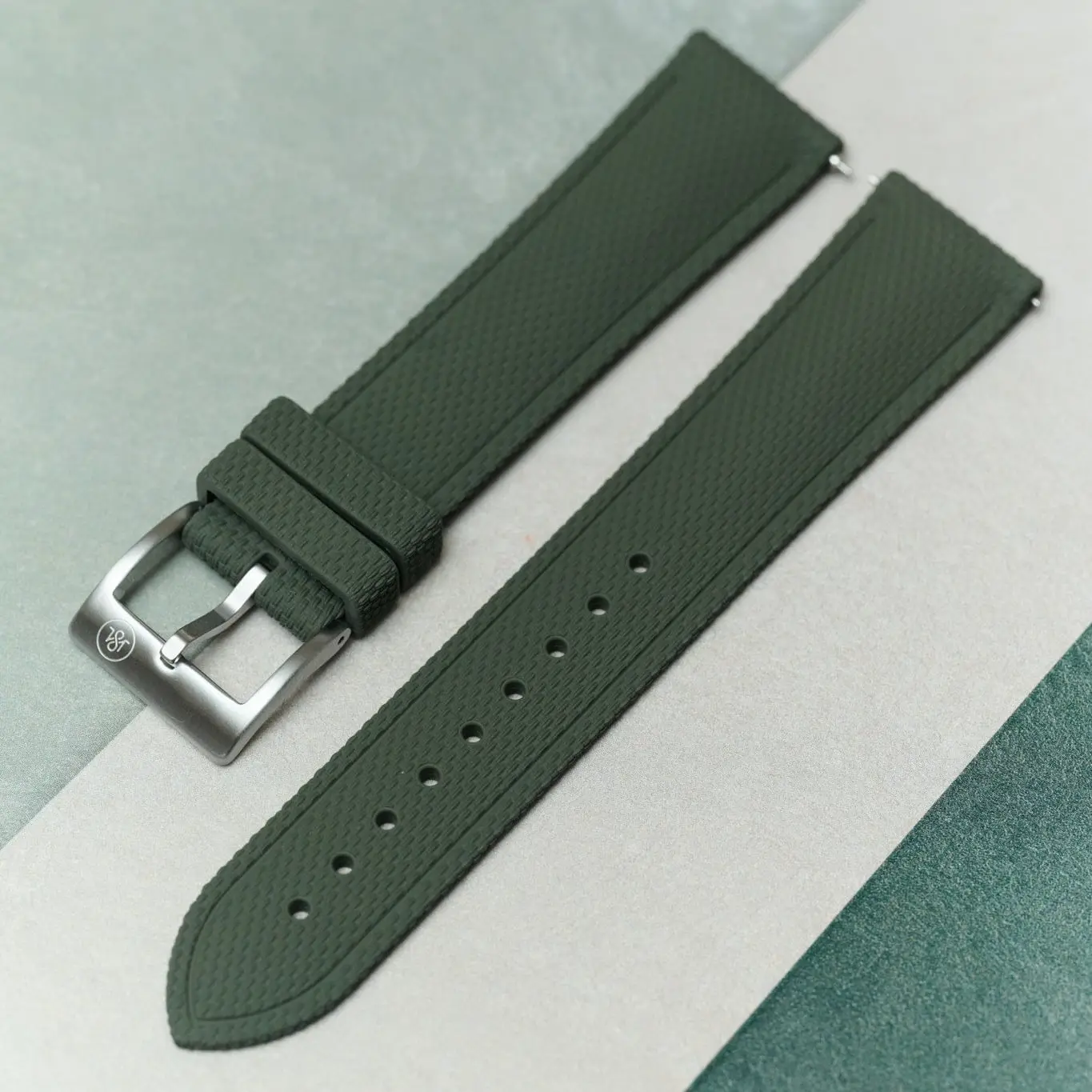 AquaFlex Rubber Classic Strap - Green