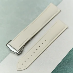 AquaFlex Kauçuk Katlanır Toka Kayış - Beige