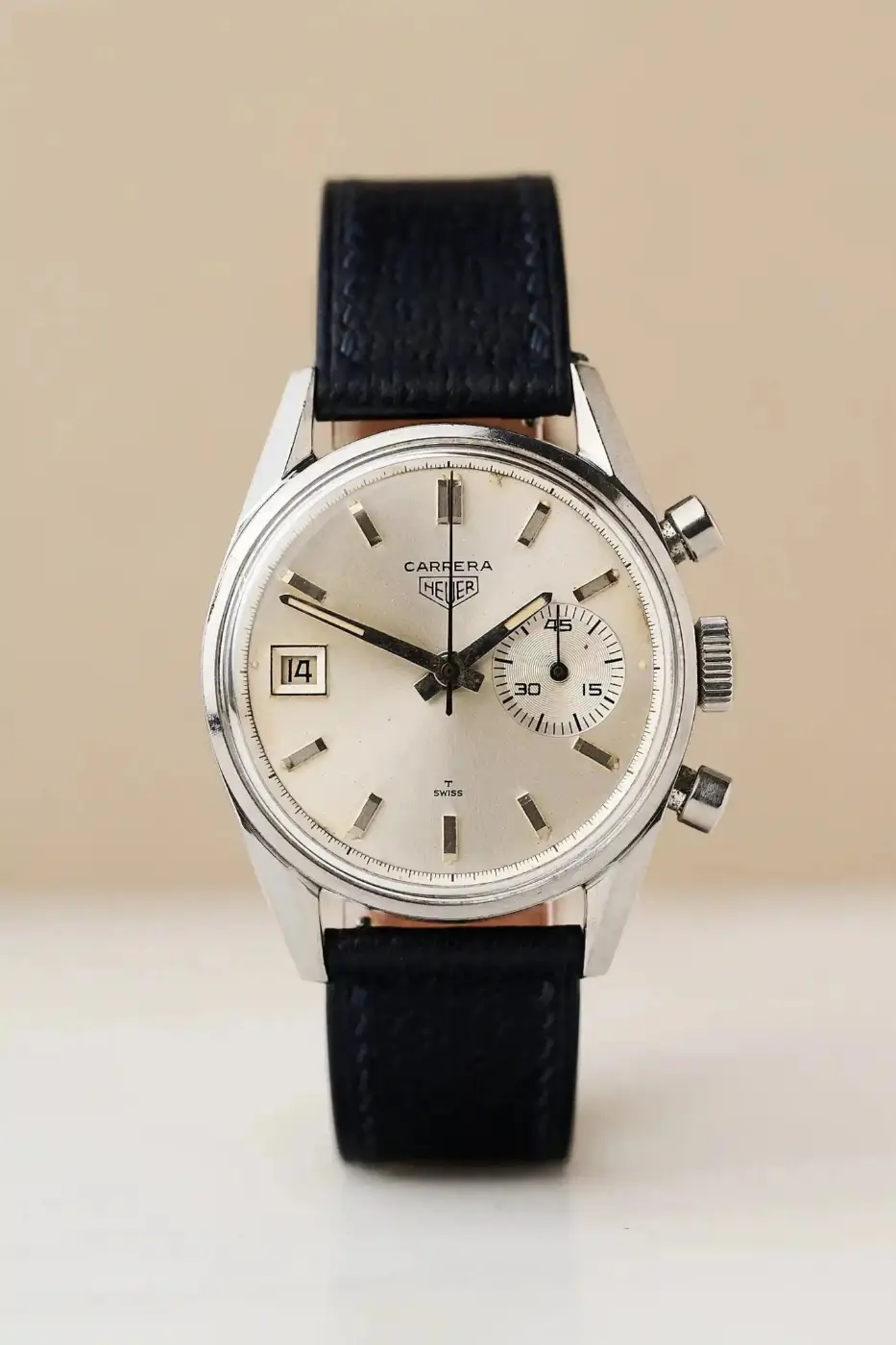 Vintage Tarzı Domuz Derisi Saat Kayışı - Navy Slimline - Hazır Stok - Image 7