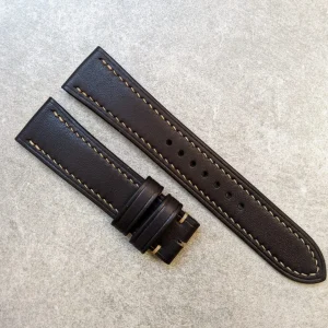 French Calfskin Watch Strap - Black