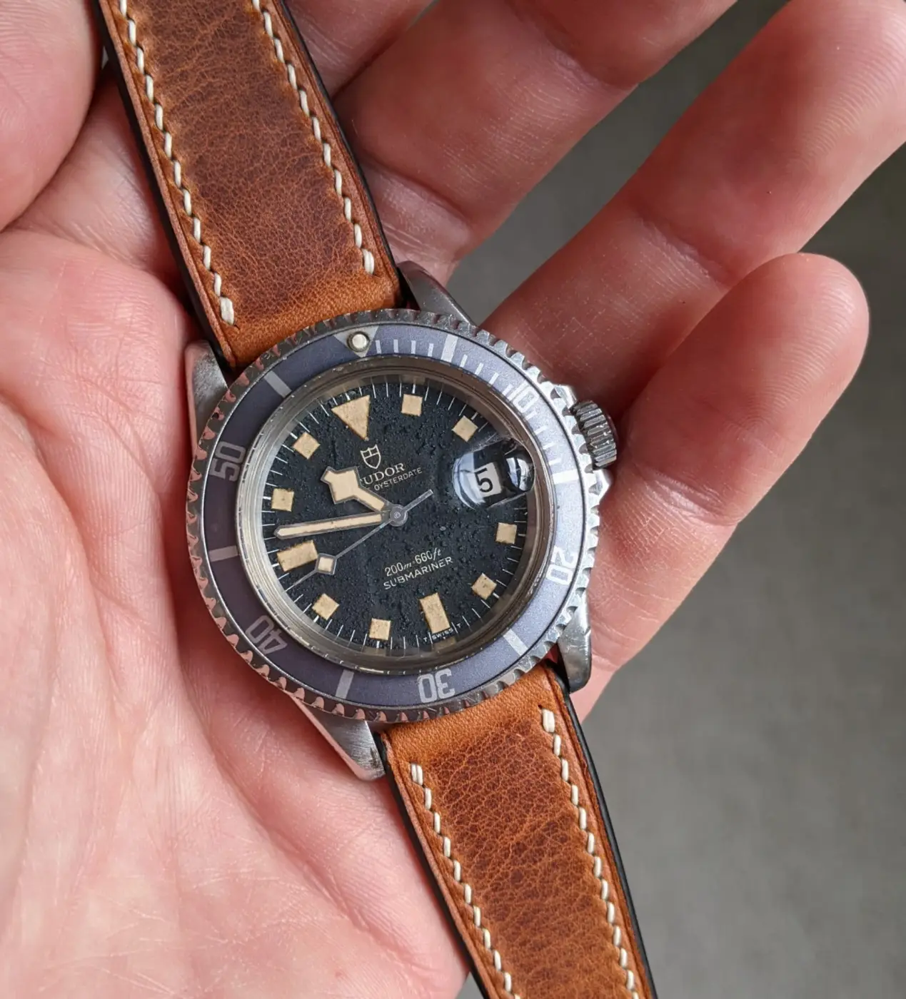 Badalassi Wax Strap Contrast Stitch - Tan Brown - Image 3