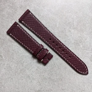 Russian Hatch Dana Derisi Saat Kayışı - Oxblood