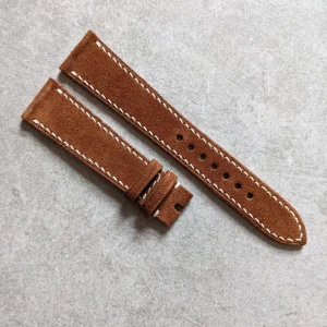Premium Süet Kayış - Mid Kahverengi