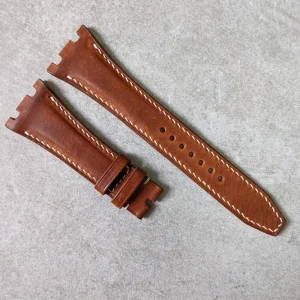 Audemars Piguet Badalassi Wax Deri Kayış - Taba Kahverengi