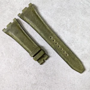 Audemars Piguet Badalassi Wax Deri Kayış - Zeytin