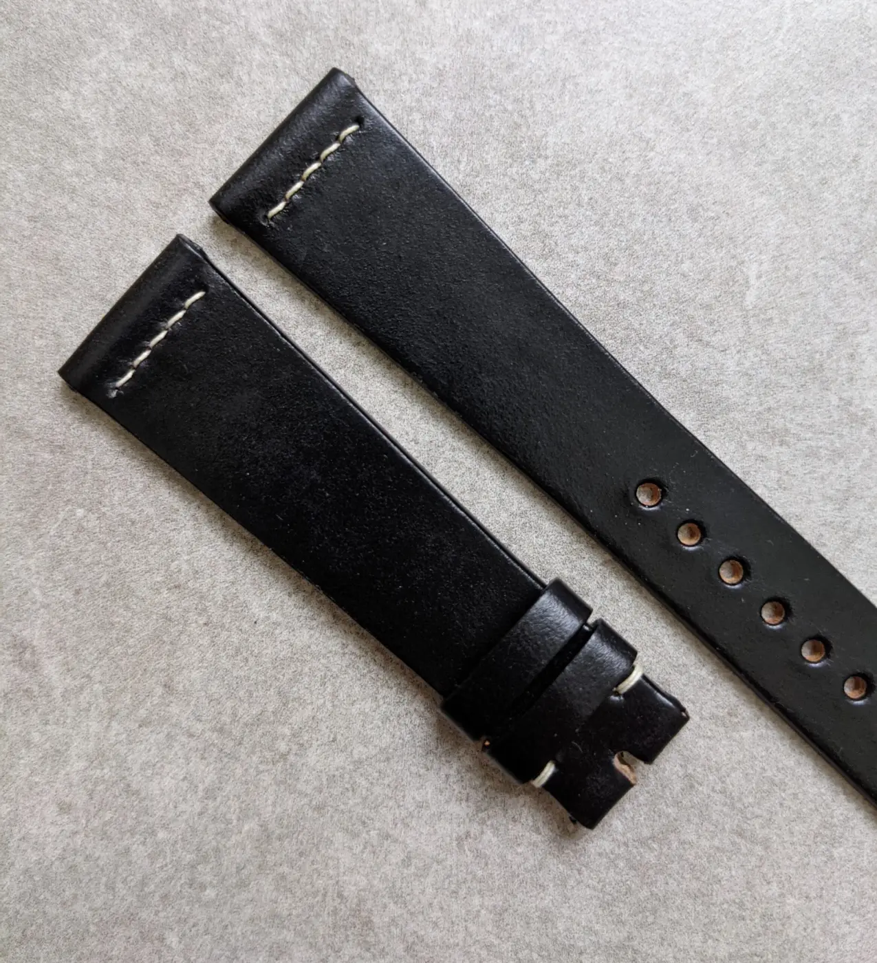 Chromexcel Vintage Kayış Dikiş - Siyah ile Krem Dikiş - Image 3
