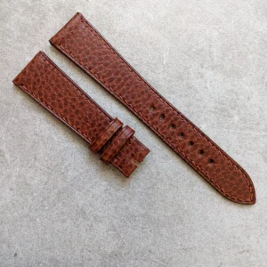 Pebbled Kayış - Konyak - ile Matching Dikiş
