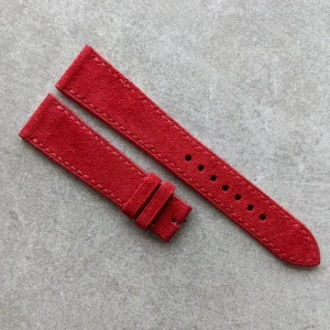 Premium Suede Strap - Red