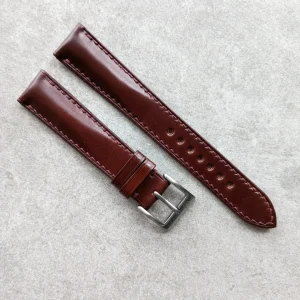 Shell Cordovan Saat Kayışı - Oxblood