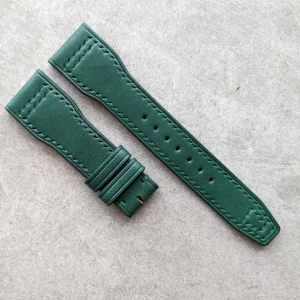 Fransız Dana Derisi IWC Tarzı Kayış - Yeşil