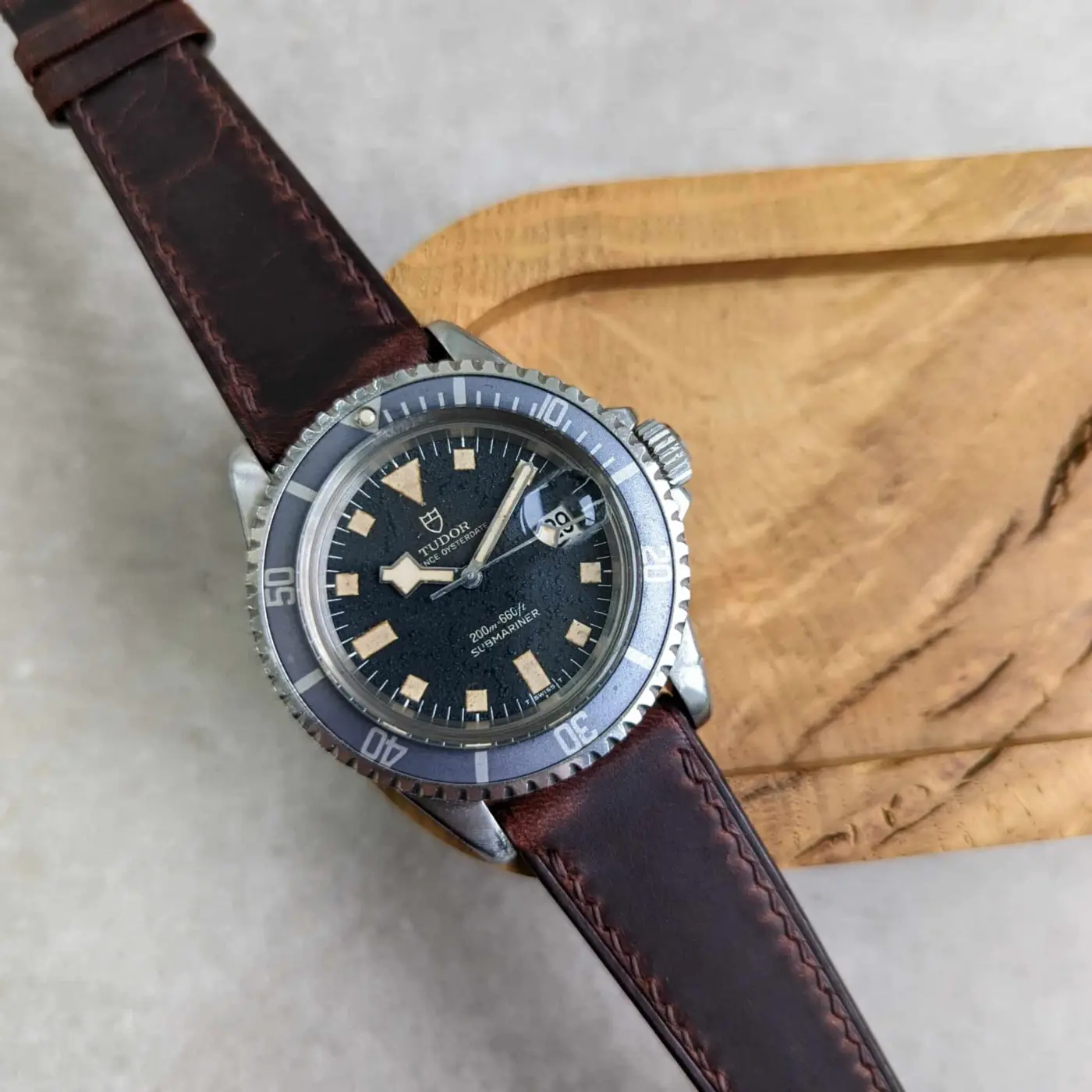 Badalassi Wax Strap - Dark Brown W/Matching stitch - Image 2