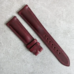 Virginia Chrome Kayış Tanned - Bordo Dolgulu ile Uyumlu Dikiş