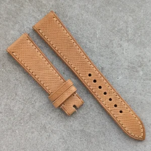 Saffiano Dana Derisi Saat Kayışı - Naturel