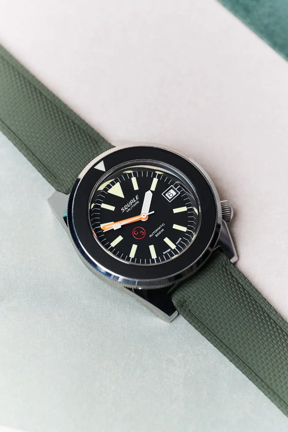 AquaFlex Rubber Classic Strap - Green - Image 2