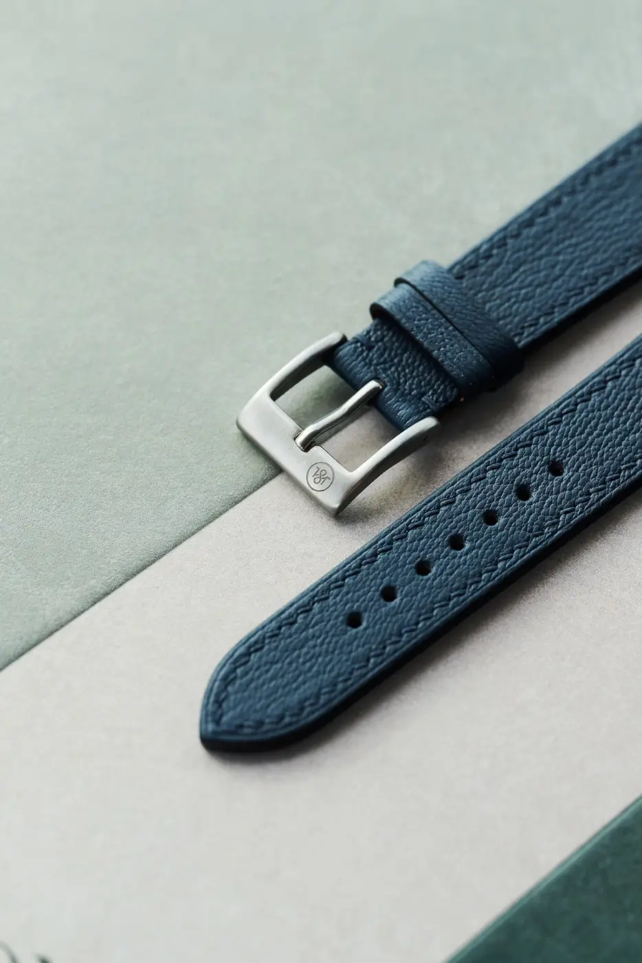 Alran Sully Goatskin Strap - Navy Blue - RTW - Image 5