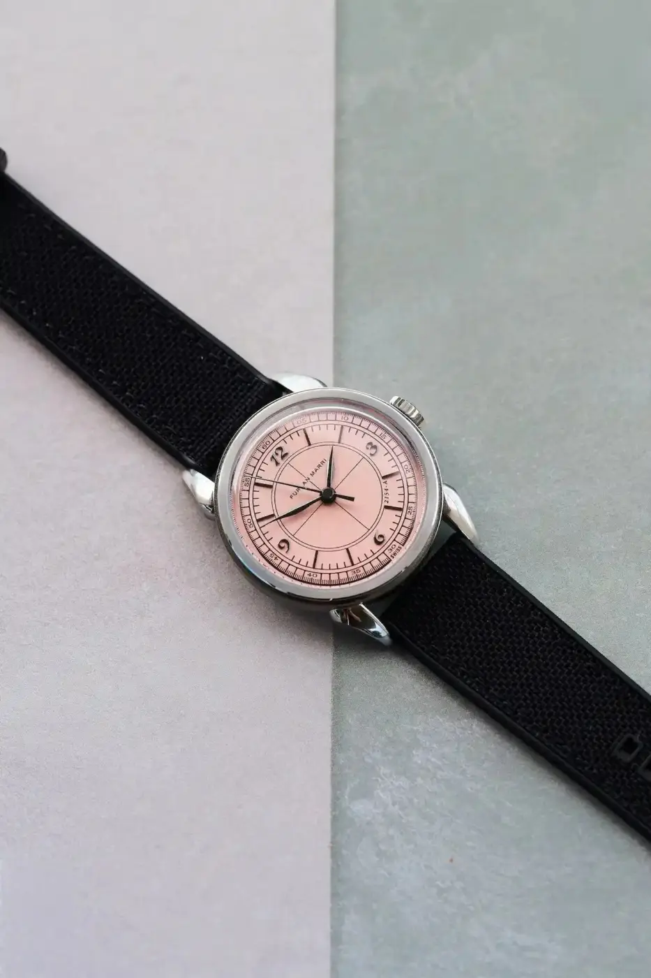 Sailcloth & Rubber Strap - Black - Image 2