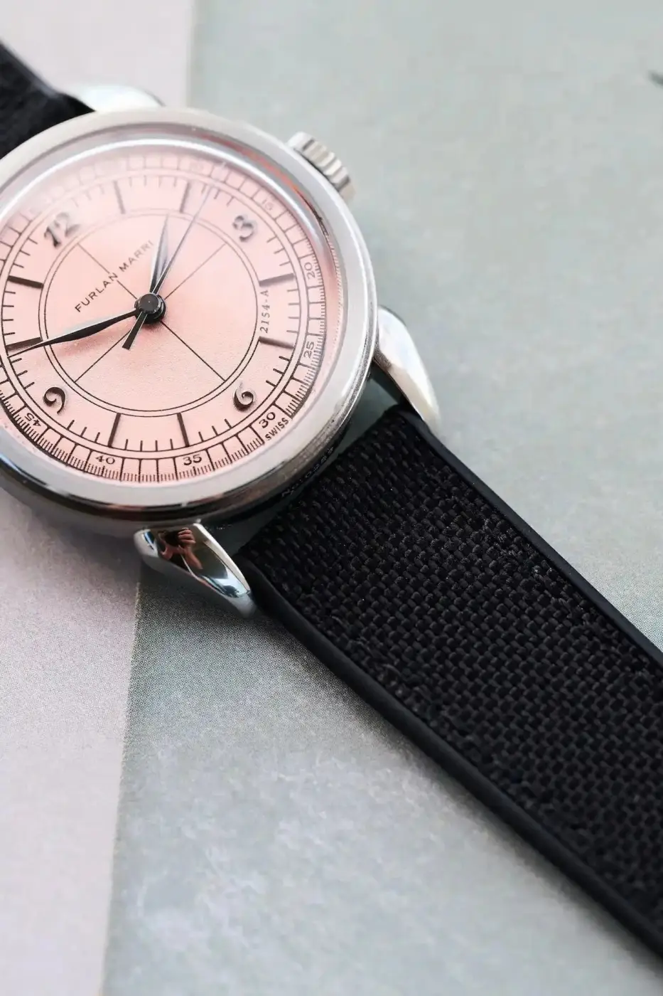 Sailcloth & Rubber Strap - Black - Image 3