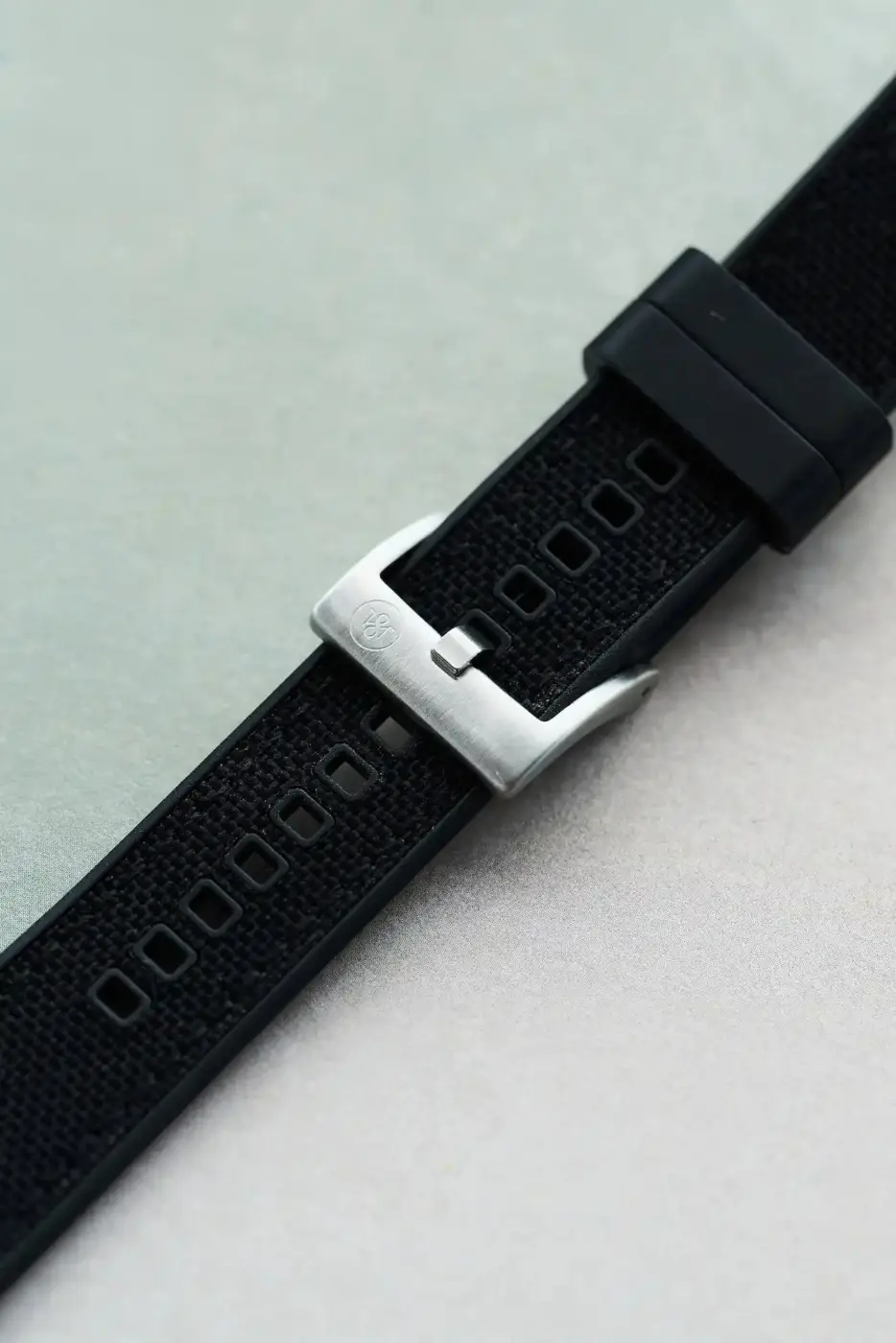 Sailcloth & Rubber Strap - Black - Image 6