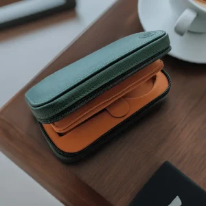 Yeşil & Caramel Travel Kutu - 2 Saat Zip Kutu